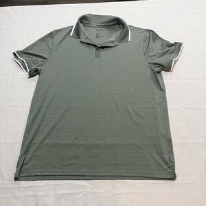 FLX Men's  Sage Green Polo Shirt